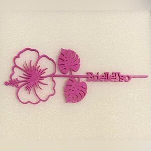 Hibiscus with custom name